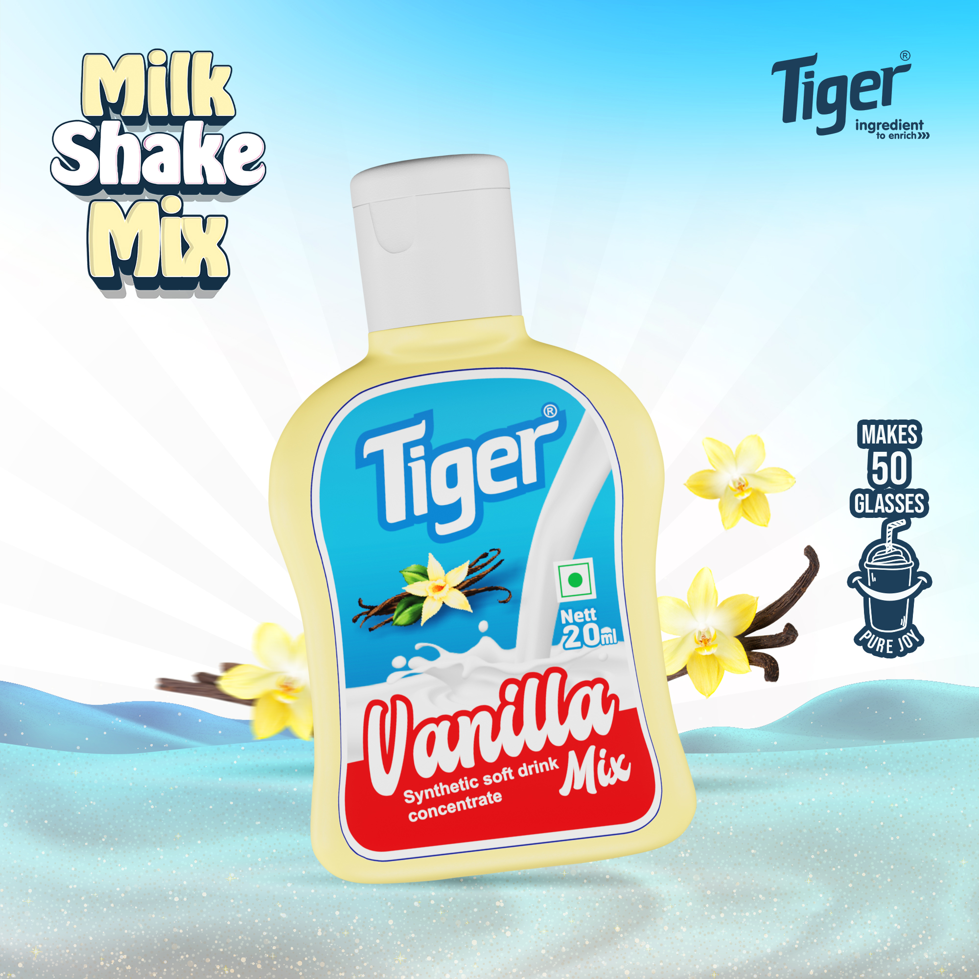 TIGER VANILLA MIX 20 ML